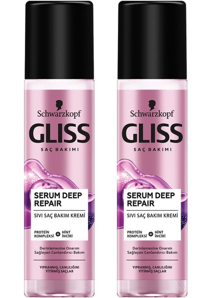 Serum Deep Repair Sıvı Saç Kremi 200 Ml X 2 Adet