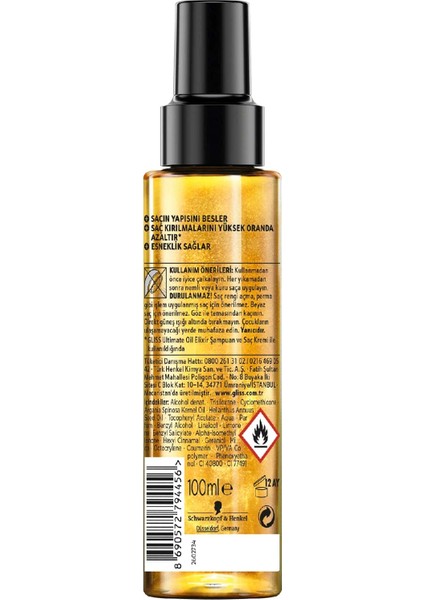 Ultimate Oil Elixir Saç Kremi 360 Ml + Bakım Serumu 100 Ml fırsatları