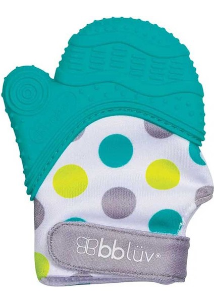 Glüv Silikon Diş Kaşıyıcı Eldiven Yeşil 0 Ay+