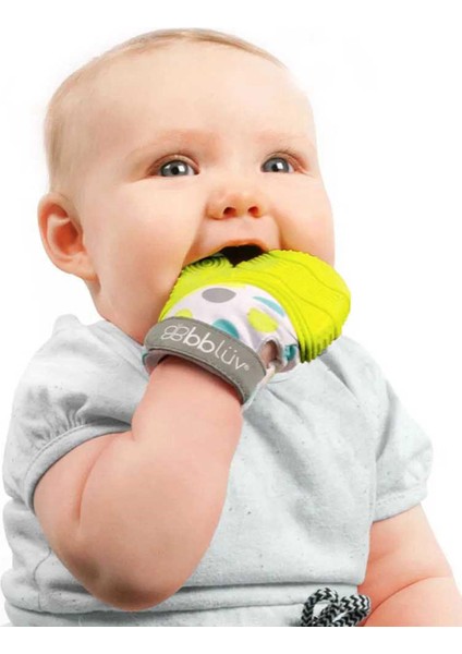 Glüv Silikon Diş Kaşıyıcı Eldiven Yeşil 0 Ay+ fırsatları