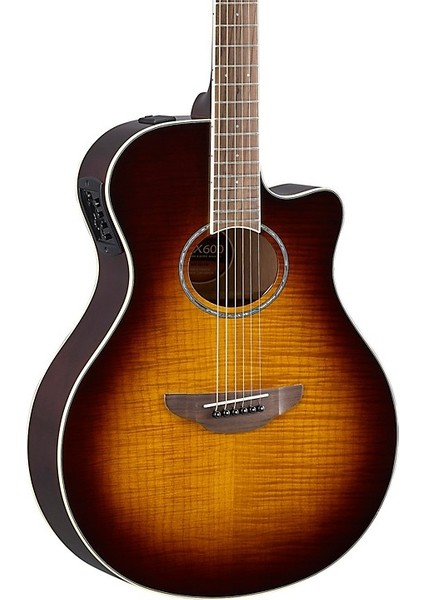 APX600FMTBS Elektro Akustik Gitar (Flame Maple Toneburst)