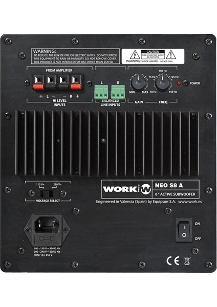 Neo S8 A Aktif Cubwoofer (Beyaz)
