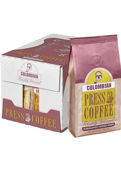 Mehmet Efendi Colombıan Press Coffee 250 Gr