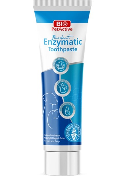 Bio Pet Active Biodent Enzymatic Toothpaste 100 ml (Köpekler Için Diş Macunu)