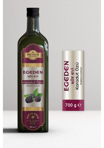 Yöresel Karadut Özü 700 gr Cam Şişe