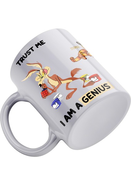The Coyote Çift Baskılı Porselen Kupa
