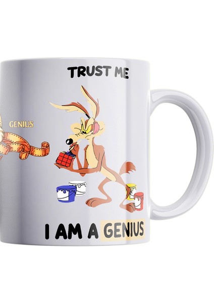 The Coyote Çift Baskılı Porselen Kupa