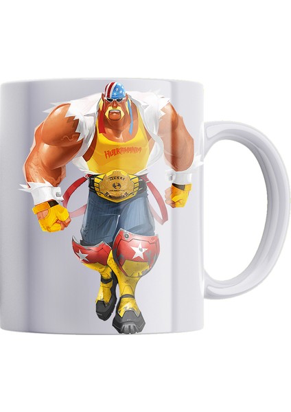 Hulk Hogan Çift Baskılı Porselen Kupa