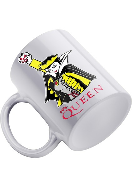 Queen Çift Baskılı Porselen Kupa