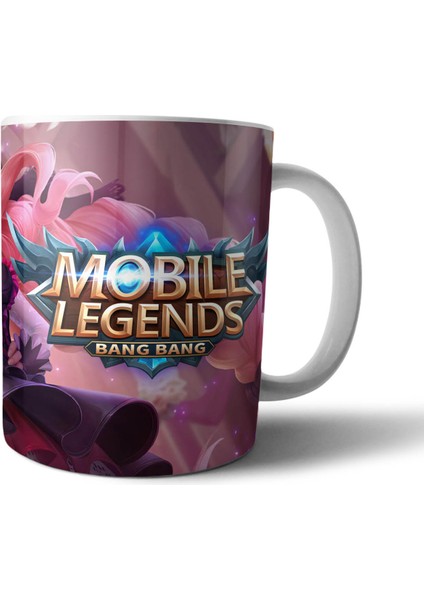 Mobile Legends Gusion & Lesley Valentines Sevgili Kupa Bardak Model 1