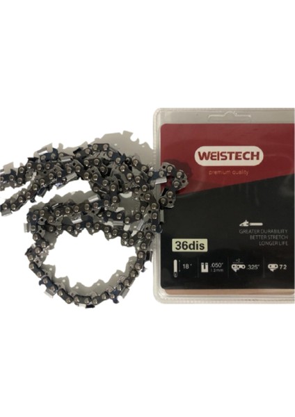 Testere Zincir 325 - 38D Köşeli Weistech