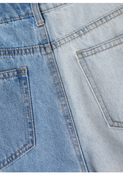 Normal Bel Düz Açık Mavi Kız Çocuk Denim Pantolon - 13202161 modelleri
