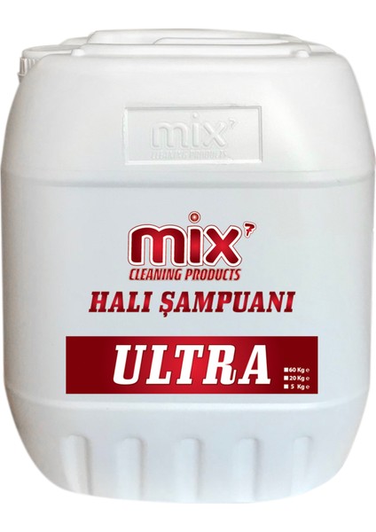 Mix7 U ltra Halı Şampuanı 20 kg