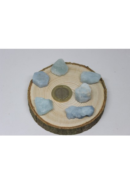 Akuamarin Taşı Ham Parça (7-9gram) fırsatları