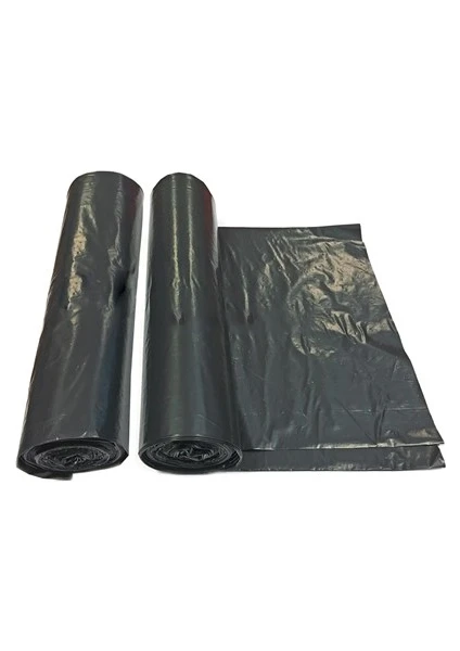 Endüstriyel Jumbo Boy Çöp Poşeti 400 Gr, 80X110 cm Siyah, 10 Rulo