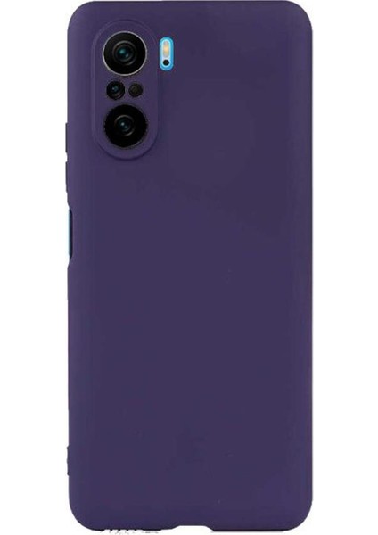 Xiaomi Redmi K40 Pro Premium Matte Silikon Kılıf - Lacivert