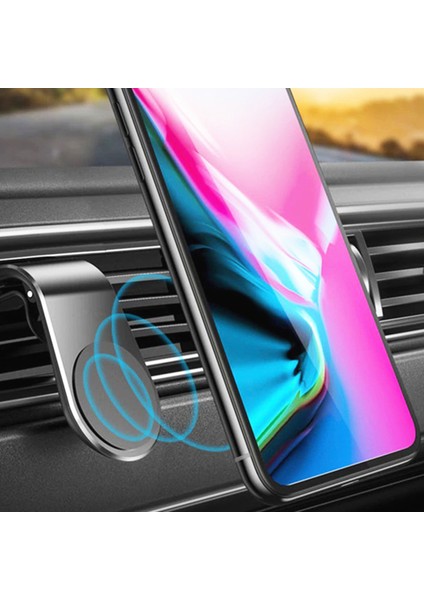 Samsung Galaxy M12 M52 S21 Santa Fe S22 + J7 Note 20 Araç Içi Mıknatıslı L Telefon Tutucu fırsatları