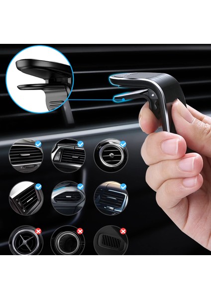 Pejo Rifter Bipper Partner 106 206 297 306 407 Araç Içi Mıknatıslı L Telefon Tutucu