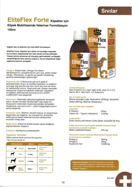 Eliteflex Dog 150 ml.