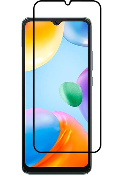 Xiaomi Redmi 10C Tam Kaplayan Çerçeveli Cam Koruma - Siyah