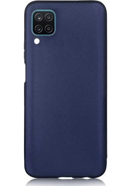 Samsung Galaxy A22 Premium Matte Silikon Kılıf - Lacivert