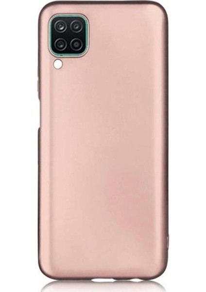 Samsung Galaxy A22 Premium Matte Silikon Kılıf - Rose Gold