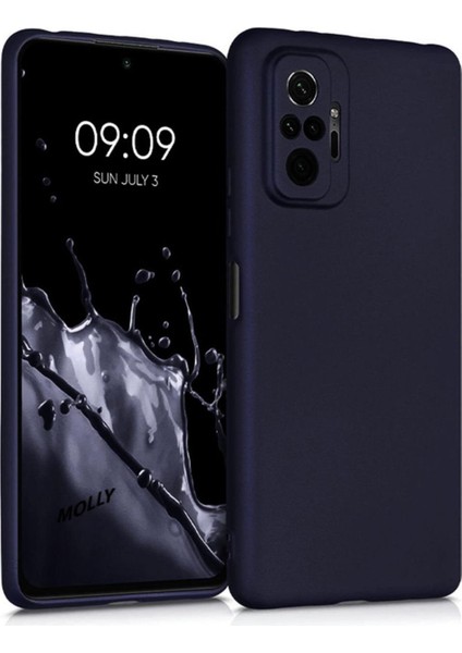 Xiaomi Redmi Note 10 Pro Premium Matte Silikon Kılıf - Lacivert