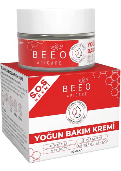 Apicare S.O.S Yoğun Bakım Kremi 15 Ml