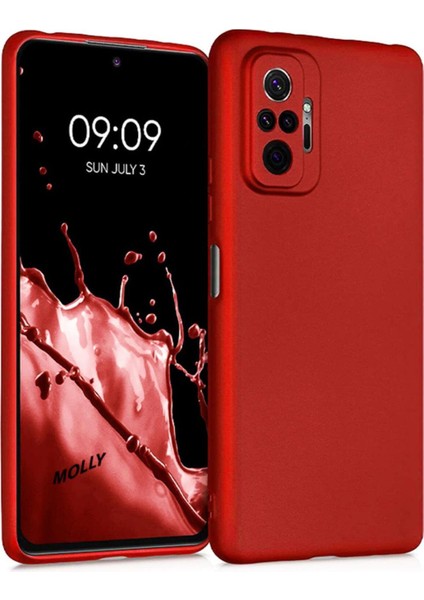 Xiaomi Redmi Note 10 Pro Premium Matte Silikon Kılıf - Kırmızı