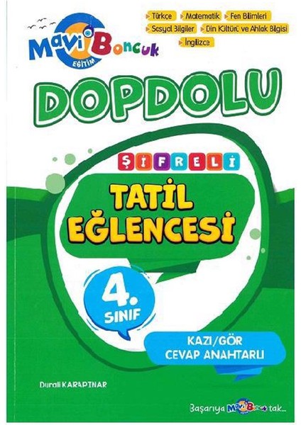 4. Sınıf Dopdolu Şifreli Tatil Eğlencesi