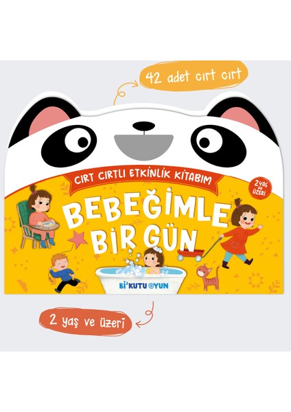 Cırt Cırtlı Etkinlik Kitabım - Bebeğimle Bir Gün (2+ Yaş)