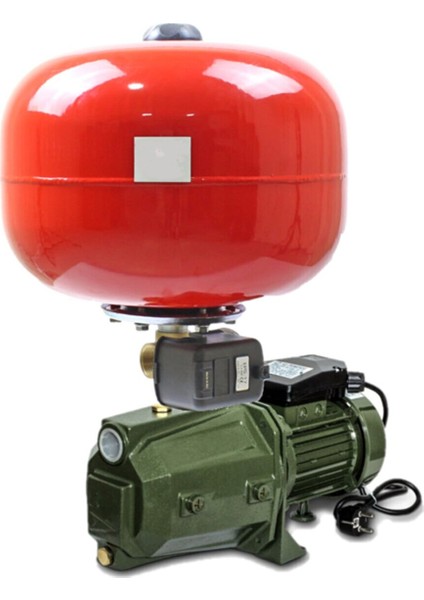Jet 100 Hidrofor Set Pompa 0,75 Kw 1 Hp 24 Litre Italyan Kafa Hidrofor Pompa 3 Kat 3 Daire Yeterli Sctankürejet
