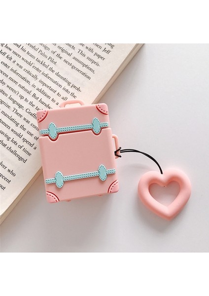 1/2 Pembe Için Kablosuz Kulaklık Silikon Kasa (Yurt Dışından)