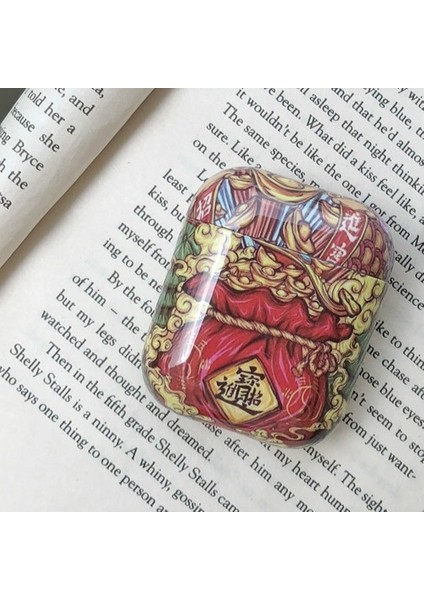 1/2 Kırmızı Kedi Için Parlak Renkli Kulaklık Kasası (Yurt Dışından)