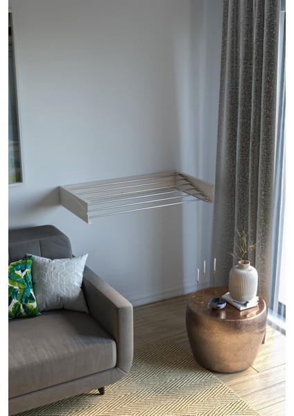 Pratik Çamaşır Kurutmalığı Dekoratif Askılık 95CM