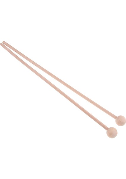 SunniMix Çift Davul Marimba Ksilofon Perküsyon Mallets Sert Ahşap 42 cm.
