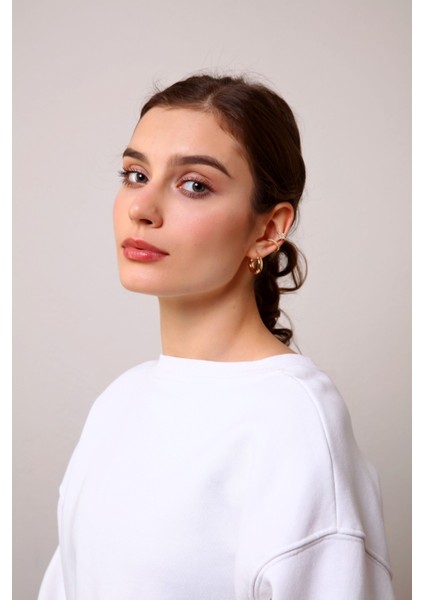 2'li Gold Renk Kuzey Yıldızı Earcuff