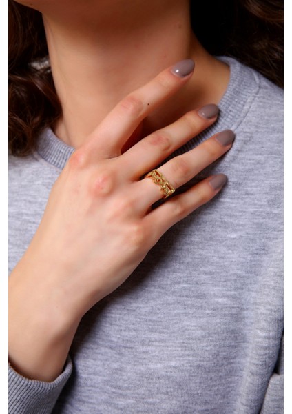 Gold Renk Baby Girl Yüzük