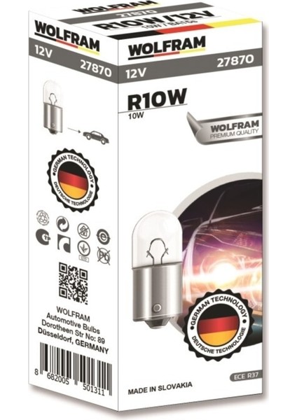 R10W 67 Ampul 1 Adet