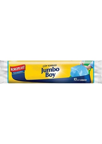 Güçlü Jumbo Çöp Torbası 10'lu x 20 Paket 80 x 110 cm