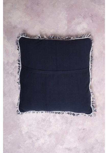 ZEBRA PILLOW %100 Organik Pamuk Triko Yastık Kılıfı 45X45 CM - Lacivert fiyatları