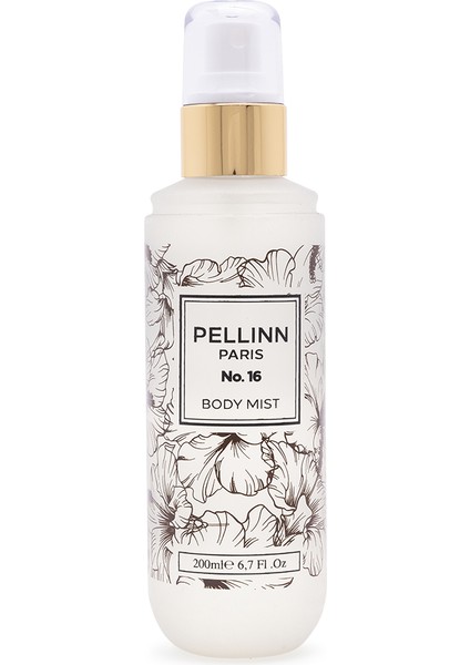 Pellinn Paris NO.16 Çiçeksi ve Fruity Body Mist / Vücut Spreyi 200 ml 100