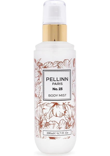 Pellinn Paris NO.23 Çiçeksi ve Turunçgil Body Mist / Vücut Spreyi 200 ml