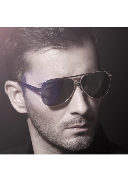 Klasik Paslanmaz Çelik Güneş Gözlüğü - Polarize UV400 Lens (Yurt Dışından) fırsatları