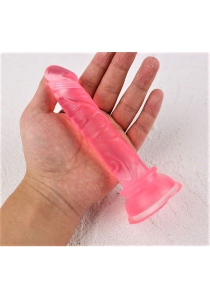 Ince Parmak Penis Anal Vajinal Pembe Dildo Plug