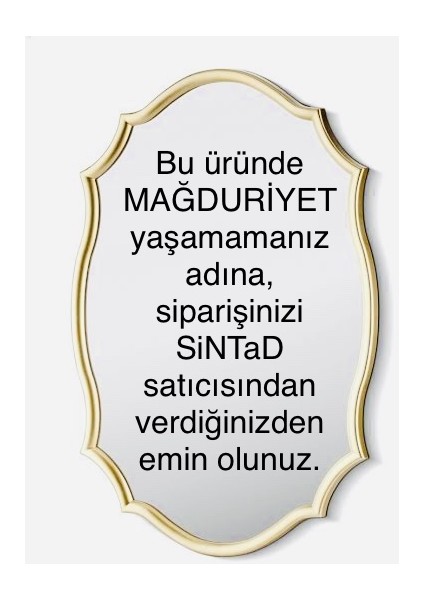 Sintad Kattuna Wall Art Makrome Boncuk Ayna Duvar Dekorasyon Ürünü