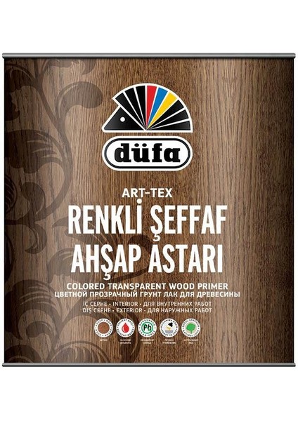 ART-TEX Renkli Şeffaf Ahşap Astar 8621 Açık Meşe 0.75 l