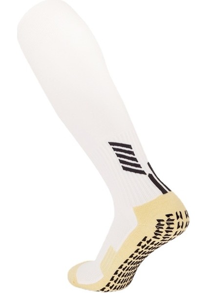 4 Çift Kaymaz Futbol Çorabı Erkek Kompresyon Basketbolu (Yurt Dışından)