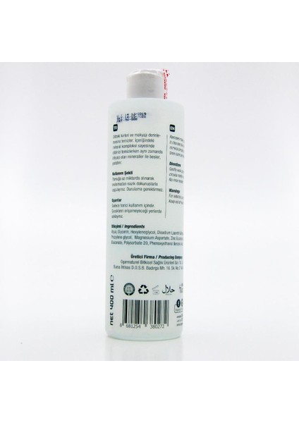 Ecodeepclean Misel Su -Cilt Ve Makyaj Temizleme Suyu-