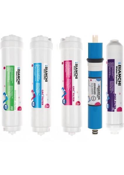 12 Inç Kapalı Kasa Su Arıtma Cihazı Tam Set 8 Filtre Mineral Detoks ve Alkali Filtre Ilaveli indirimleri